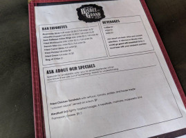 Bisbee Grand Saloon menu