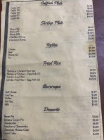 Texas Cajun Cafe menu