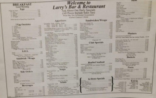 Larry's Bar And Restaurant menu