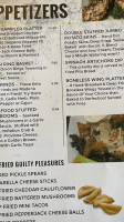 Flippin' Frog Patio Grill menu
