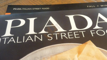 Piada Italian Street Food menu