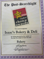 Isaacs Bakery Deli food