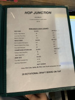 Hop Junction menu