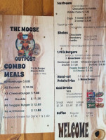 The Moose Outpost menu