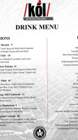 Kol Steakhouse menu