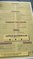 Lone Cabbage Fish Camp menu