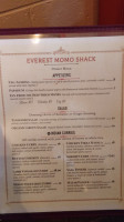 Everest Momo Shack menu