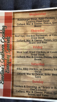 Everlina's Southern Cooking menu