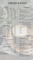 Milagros Coffee House menu