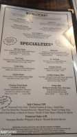 Double S Steakhouse menu