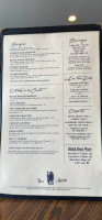 Black Bear Tavern menu