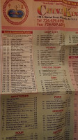 China King menu