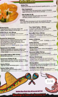 Casa Mexicana menu