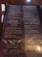 Foggy Rock Eatery And Pub menu