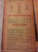 Empire Pizza menu