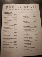Pub By Novo menu