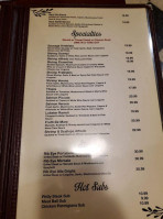 Bella Sera Of Boerne menu