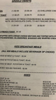 Down By The Bay Cafe menu