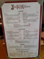 The Fox Bistro food