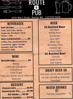Route 8 Pub menu