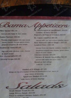 Alabama Grill menu