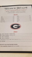 Jims Grill menu