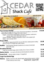 Cedar Shack Cafe food