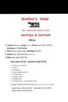 Brother's Halal. Bbq Soul Food food