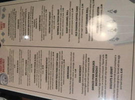 1991 Diner menu