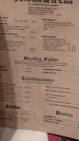 El Camino Dining Room menu