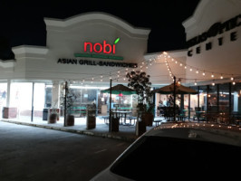 Nobi Asian Grill Sandwiches outside
