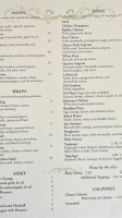 Ivana's menu