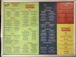 Novrozsky's Hamburgers, Etc. menu