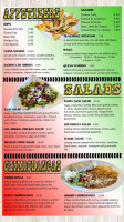 Los Amigos menu