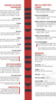 PK's Bar & Grill menu