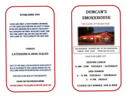 Duncan's Smoke House Pit- -bq inside