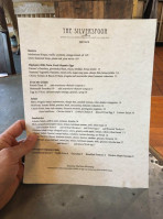 The Silverspoon menu