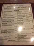 Sierra Cafe menu