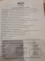 The Hall By Beer Lab Hi menu