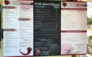 Crepes And Coffee menu