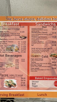 Grab And Go Empanadas menu