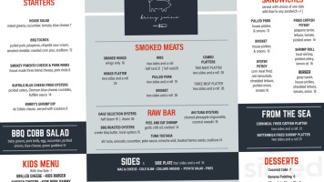 The Briny Swine menu
