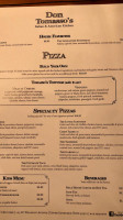 Don Tomasso's Italian Kitchen menu
