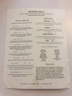 Woodstock Cafe menu