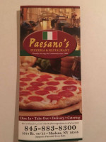 Paesano's Pizzeria food