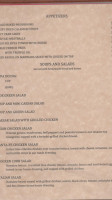 Dora's Gourmet Cafe menu