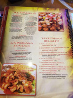 La Poblana Mexican Restraunt menu
