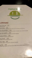 Capitol Bistro menu