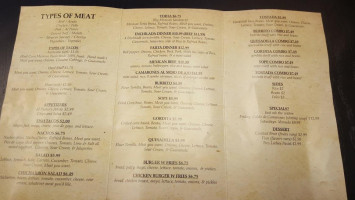 El Pastor Mexican Food menu