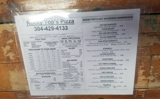 Rocky Tops Pizza food